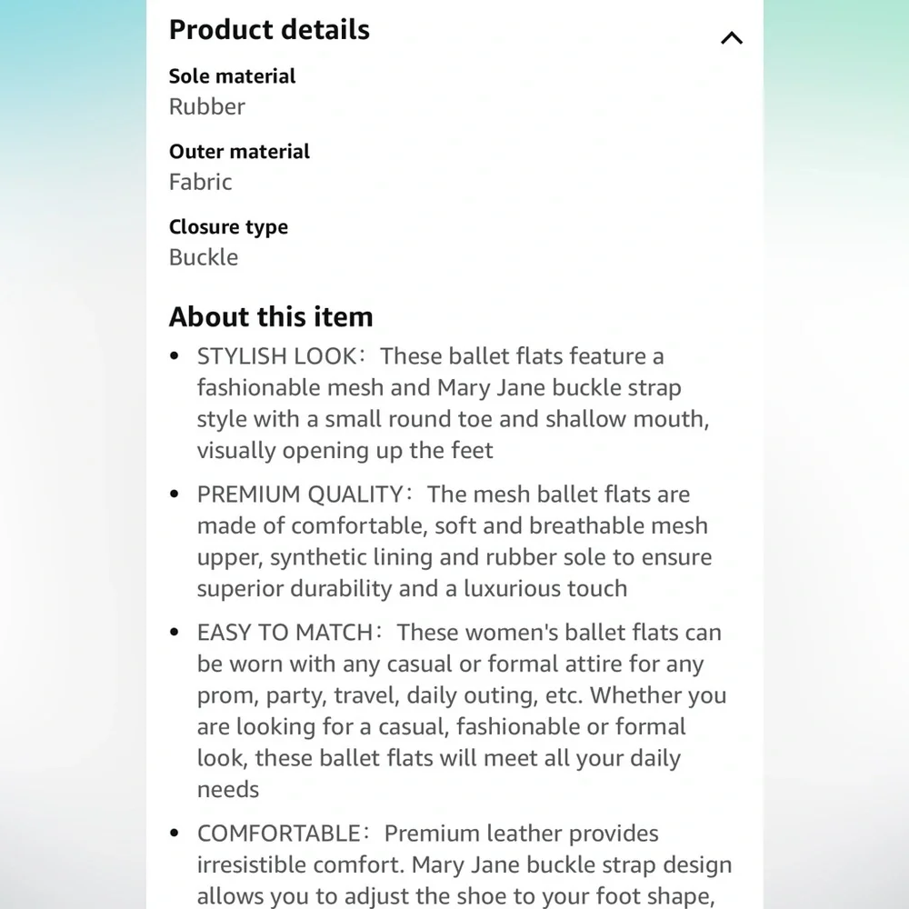 Mesh Ballet Flats Casual Ballerina 🩰 - Picture 5 of 11